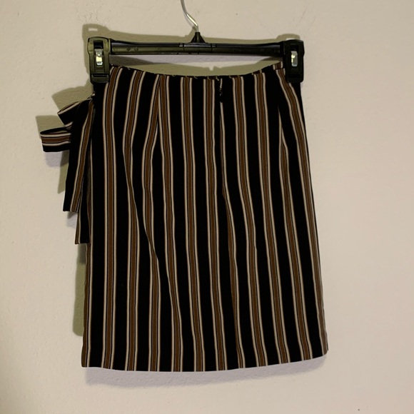NWT Urban Outfitters Striped Wrap Skirt - Picture 4 of 4